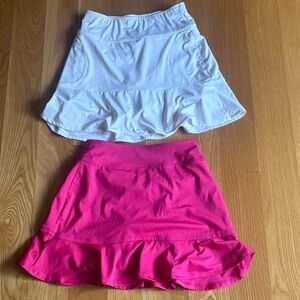 Tommy Bahama White and Pink Mini Skirt Set